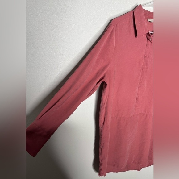 CREMIEUX - Elegant Dusty Rose Midi Dress - Size Medium - Picture 2 of 8